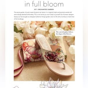 Brighton “KIT” heeled flip flop leather sandals 💐 size 8